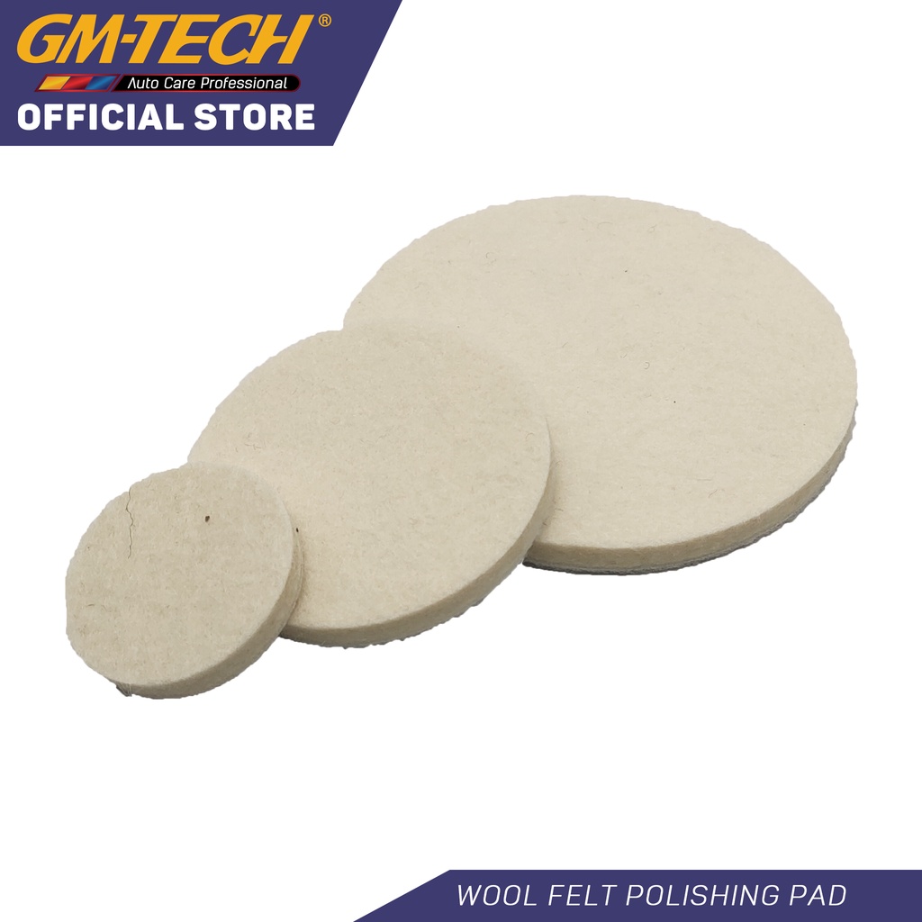 GMTECH Wool Felt Polishing Pad Glass Watermark Metal Polishing Pad