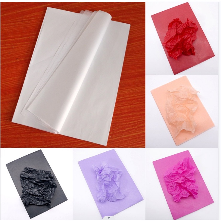 100 PCS/ Lot A4 Translucent Wrapping Papers Tissue Paper Bookmark Gift