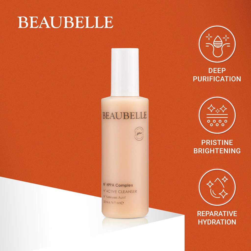 BEAUBELLE W3 Active Cleanser Facial Cleanser Great for Brightening