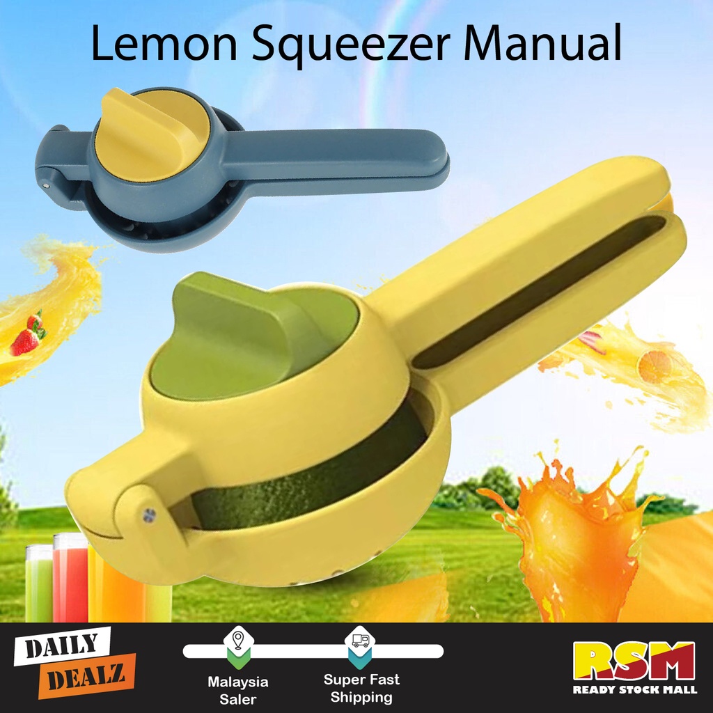 Manual Lemon Squeezer Dual-Action Citrus Press Lime Juicer Fruits Juice Extractor / Pemerah Jus