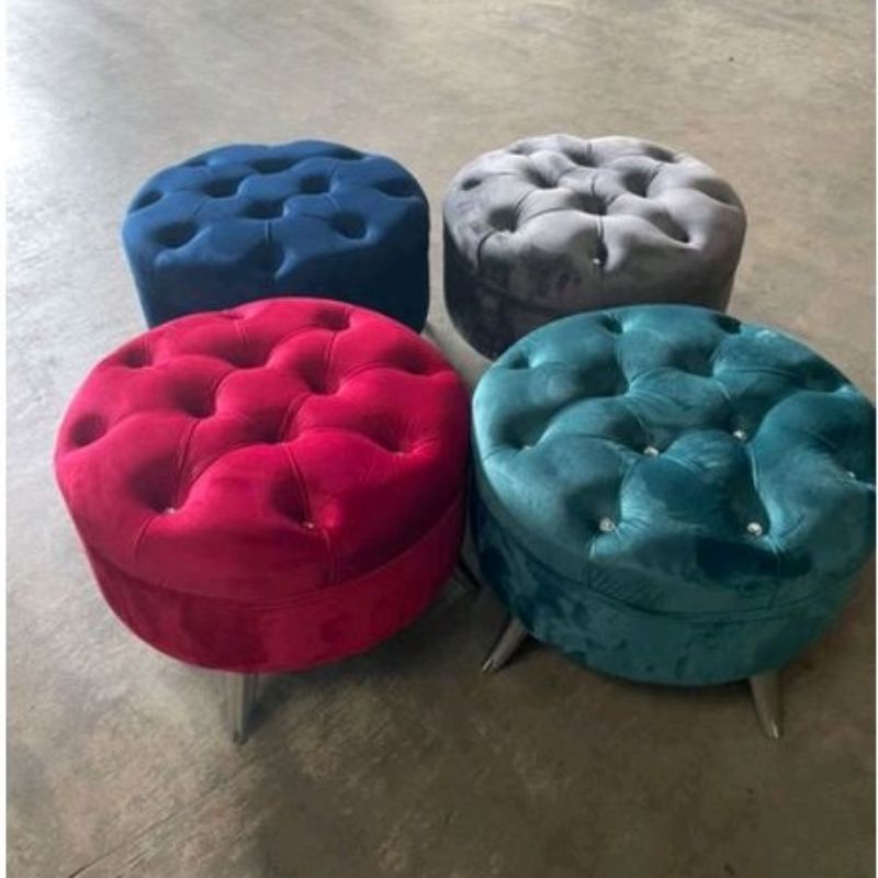 (Ready Stock) Chesterfield Round Bench/ Strong Bench/ Round Chair
