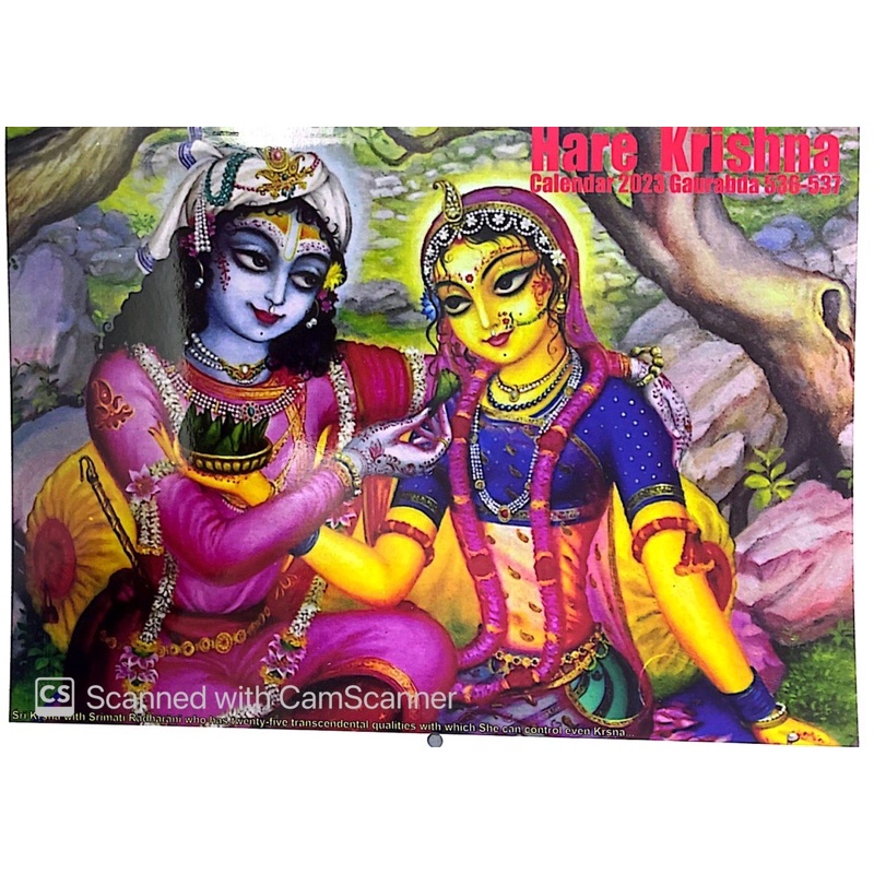 Calendar 2023 NEW (Hare Krishna Calendar) Shopee Malaysia