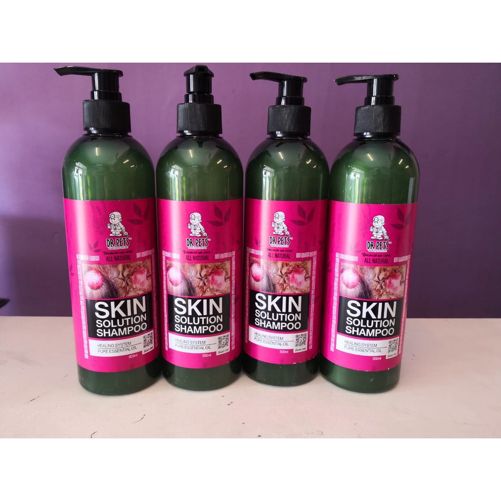 Ready Stock/DR PETS ALL NATURAL NEEM SHAMPOO SKIN SOLUTION CAT/500ml
