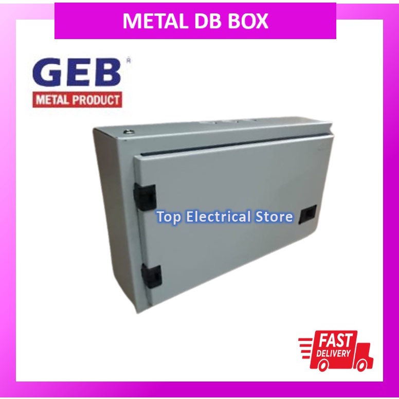 GEB EPS METAL DB 1 ROW 16 WAY DISTRIBUTION BOX ELECTRICAL BOX KOTAK BESI MAIN SWITCH KOTAK