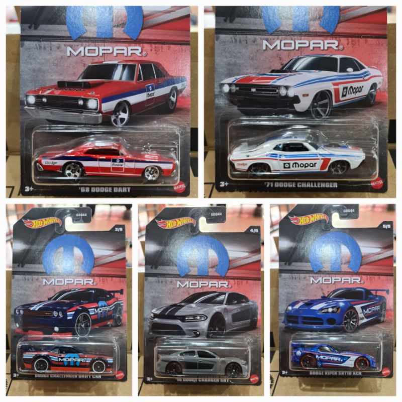 Hot Wheels Mopar Themed 2022 Set (5 Cars) | Shopee Malaysia