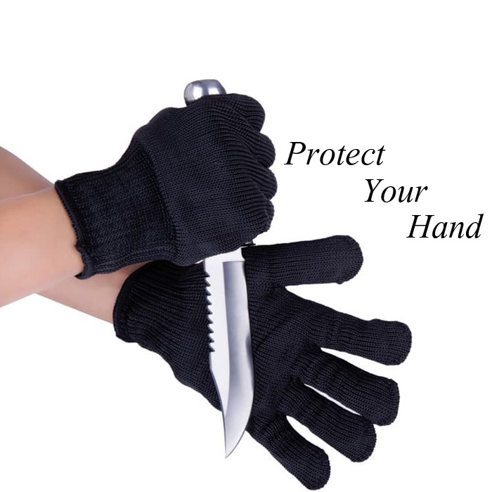 Anti Cut Safety Gloves Hand Shield Against Knife Self Defense Protect