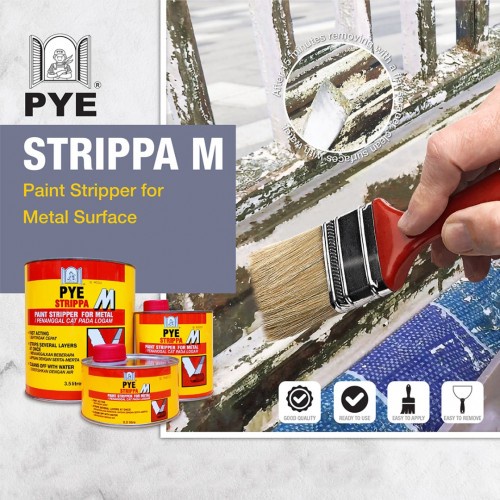 PYE STRIPPA Paint Remover Stripper for Wall Metal Surface Penanggal