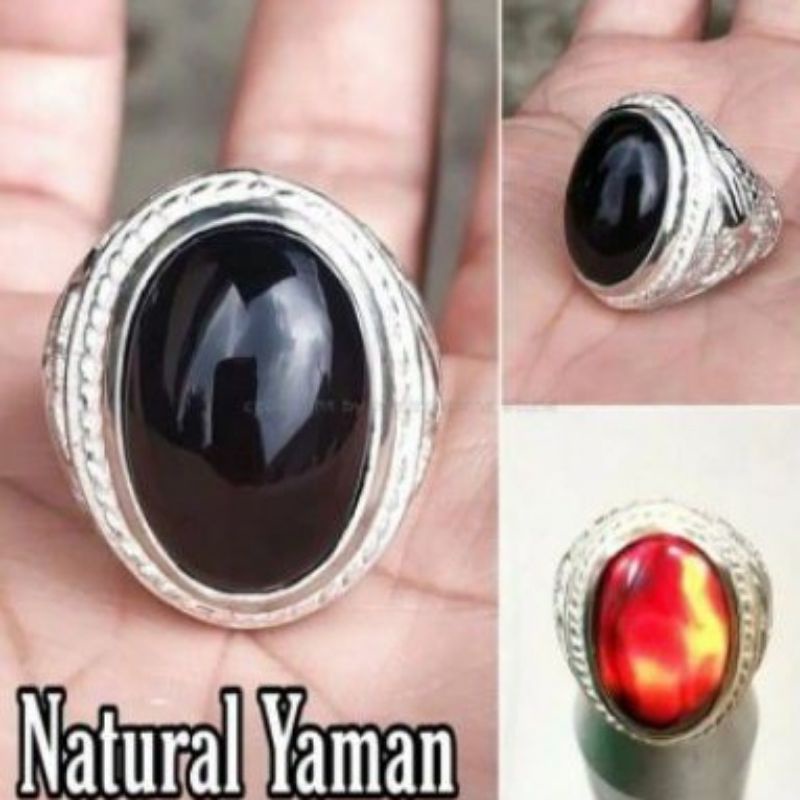 Cincin Batu Akik Yaman Asli