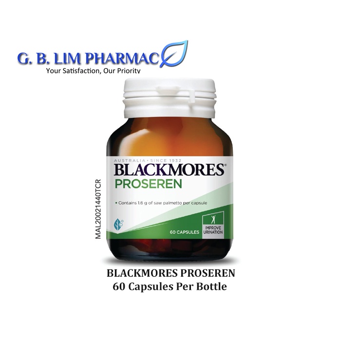 (EXP: 8-AUG-2026) BLACKMORES PROSEREN 60 CAPSULES ONE BOTTLE