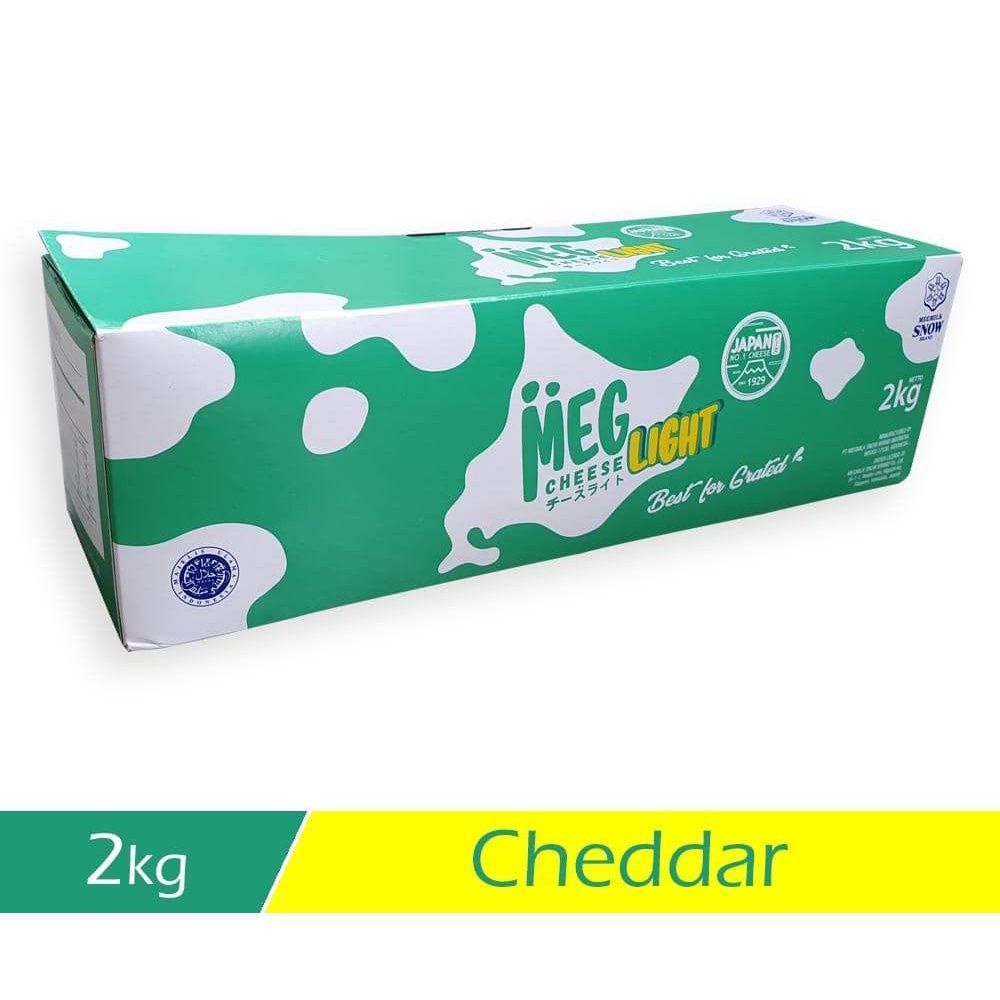 Meg Cheddar Cheese Light 2kg Shopee Malaysia