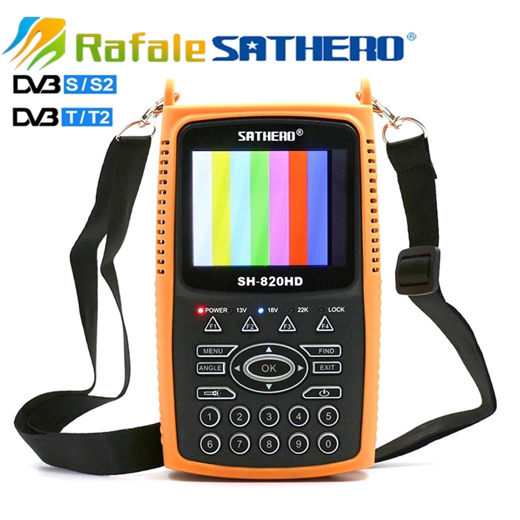 Rafale Sathero SH-820HD DVB-S2 DVB-T2 Combo Digital Satellite Finder ...