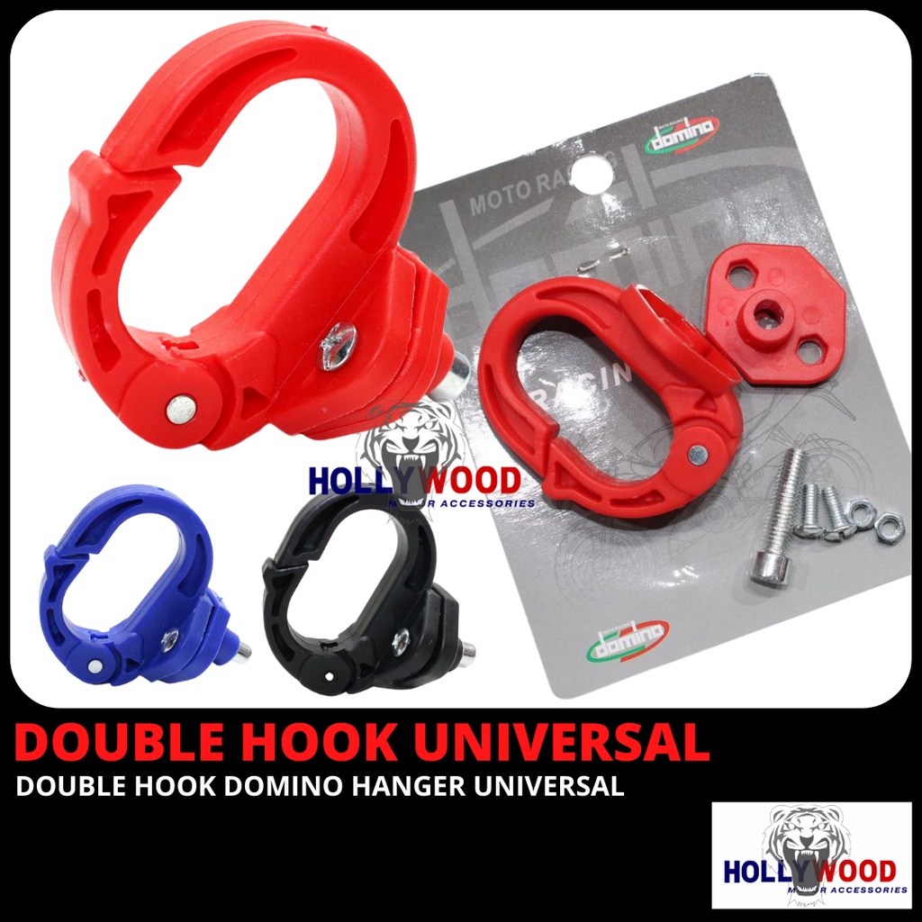 DOMINO MOTOR HOOK HANGER ACCESSORIES GANTUNGAN BARANG TENGAH DAN SISI SCOOTER EGO NVX NMAX SOLARIZ AVANTIZ VARIO