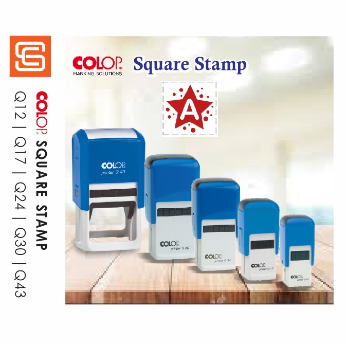 Self-inking Stamp Q24 Custom - 1x1 Inch Square Format For Clean ...