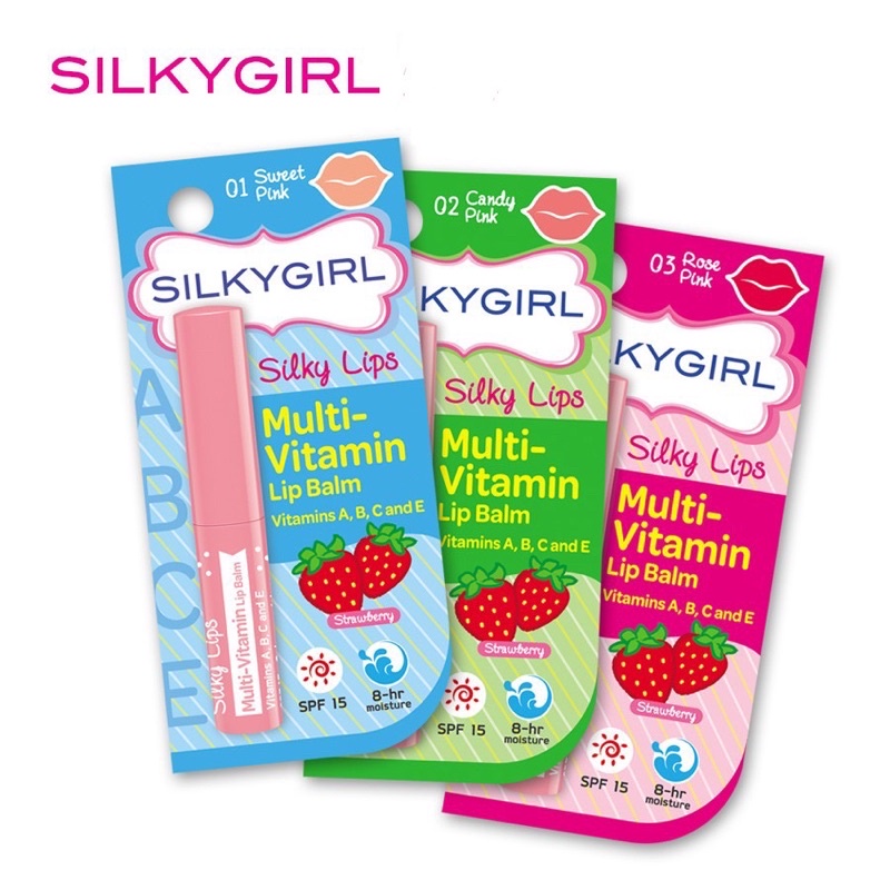 Silky Girl Silky Lips MultiVitamin Lip Balm 1.5g Shopee Malaysia
