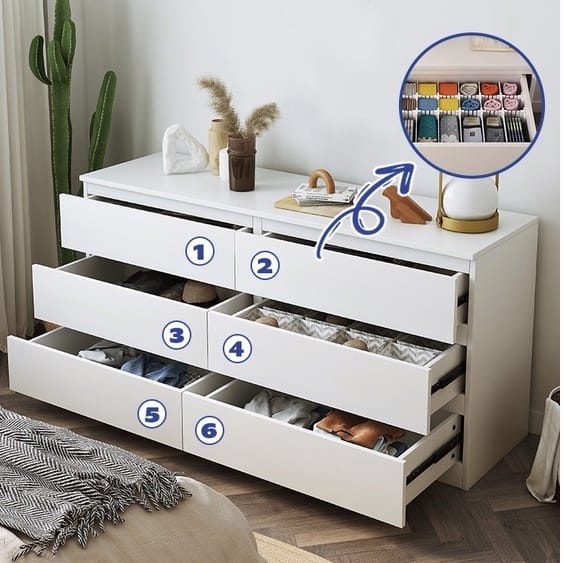 FREE SHIPPING!!! SNOW SERIES Bedroom Concept Chest Drawer Storage Drawer / Drawer baju /Almari Laci *THIS WEEK ONLY*