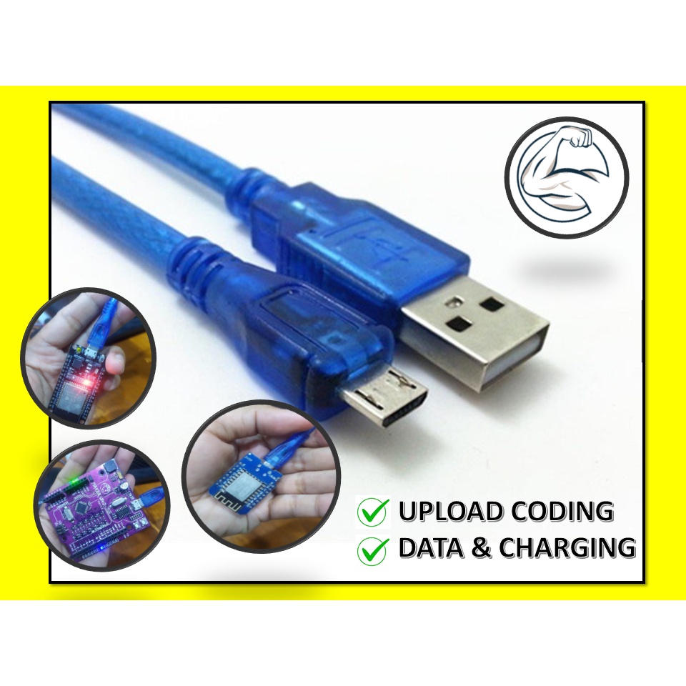 USB Micro Arduino ESP32 iot Cable 30cm | Shopee Malaysia