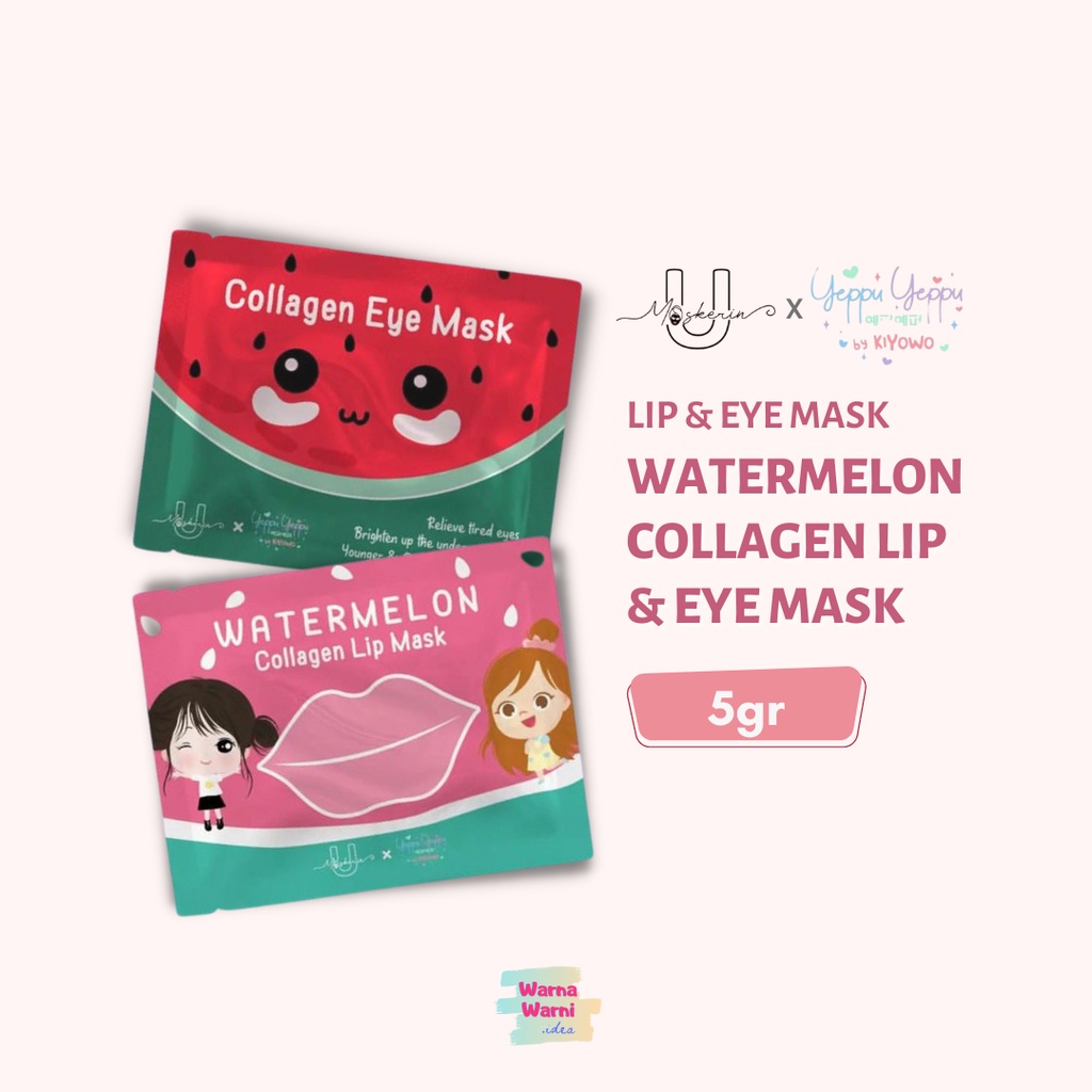 MATA Chingu by Yeppu Yeppu Kiyowo x Umaskerin Collagen Lip & Eye Mask