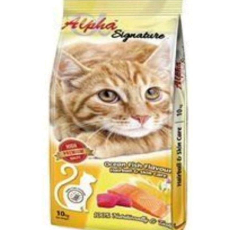 Alpha Signature Dry Cat Food 10Kg Shopee Malaysia