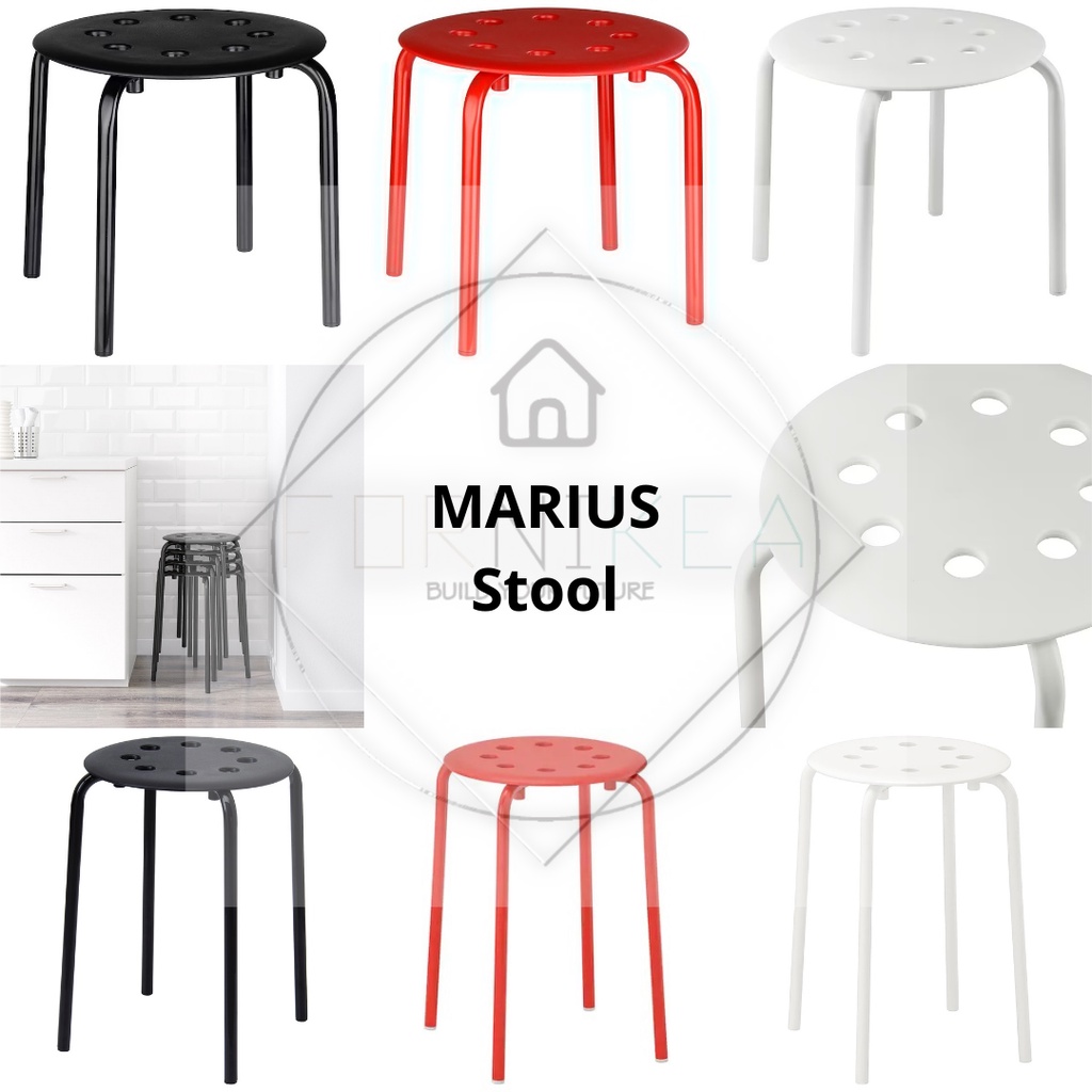 IKEA MARIUS Stool, 35 cm / 45 cm Shopee Malaysia
