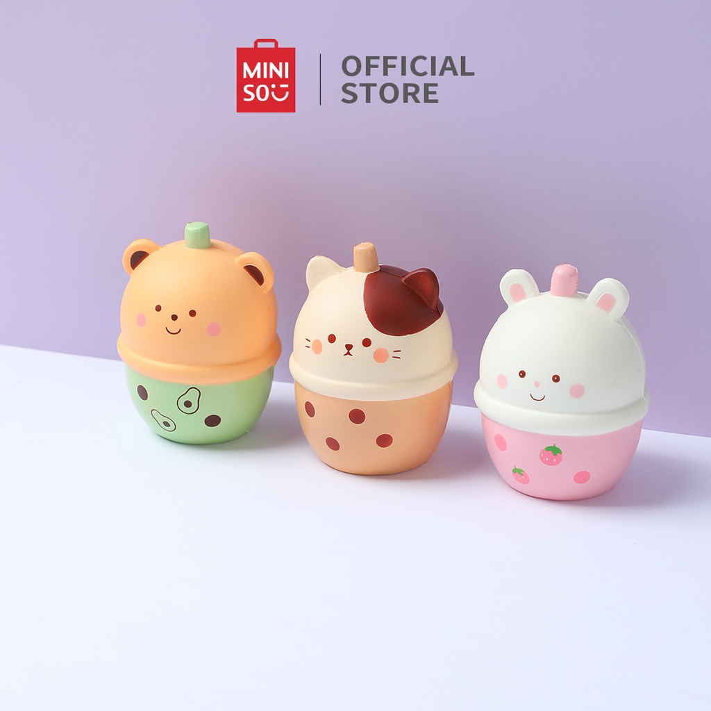 Miniso Squishy Kids Toys Toys Slime Squishy Character Boba Cat Rabbit ...