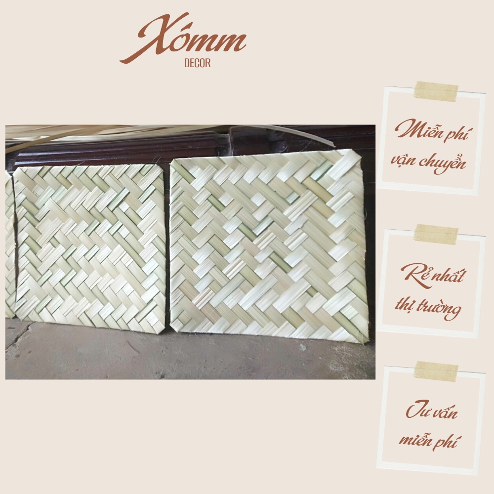 Bamboo panels, square bamboo mats for decoration, decor, photography, bamboo mats, bamboo corks