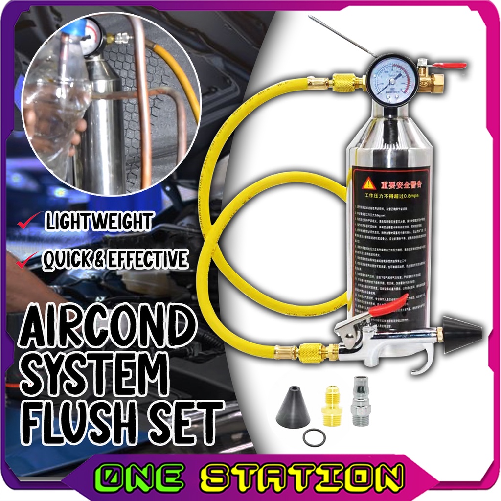 Flushing Aircond Kit Tool Aircond Car Aircond Flushing machine Mesin