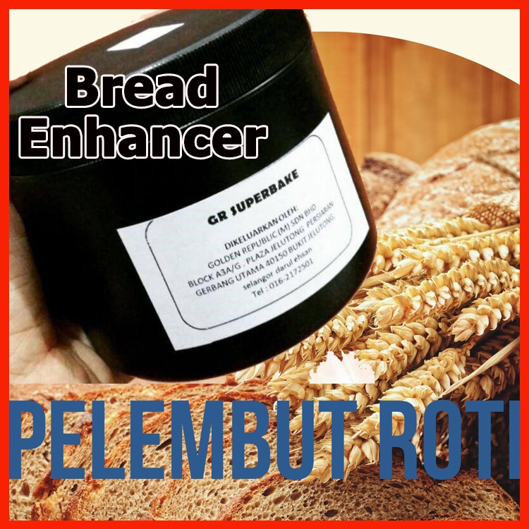 Pelembut Roti Pelembut Doh Bread Enhancer SuperBake Certfied Halal