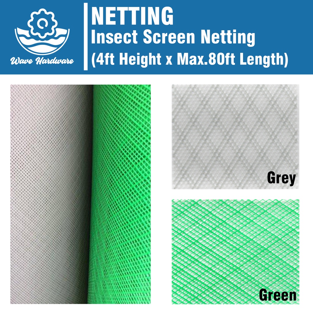 Insect Screen Netting / Jaring Nyamuk Plastik / Mosquito Net / PVC Net