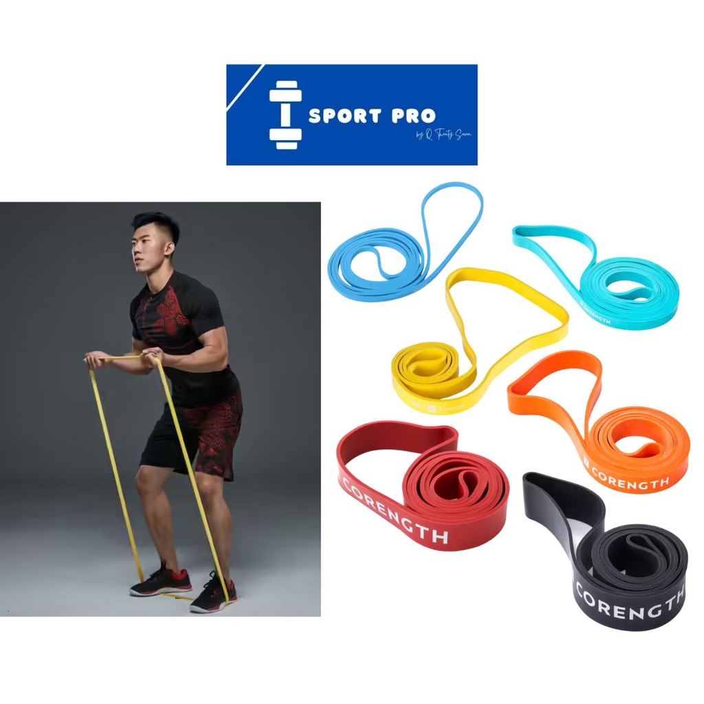 Decathlon Elastic Trining Band (5kg, 15kg, 25kg, 35kg, 45kg, 60kg