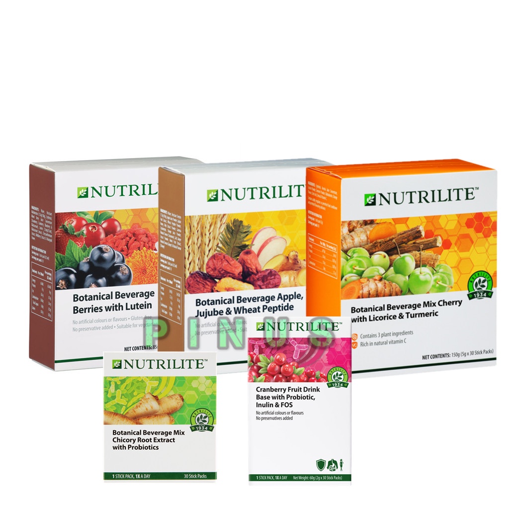 Nutrilite Botanical Beverage Berries Lutein Apple Jujube Wheat Peptide