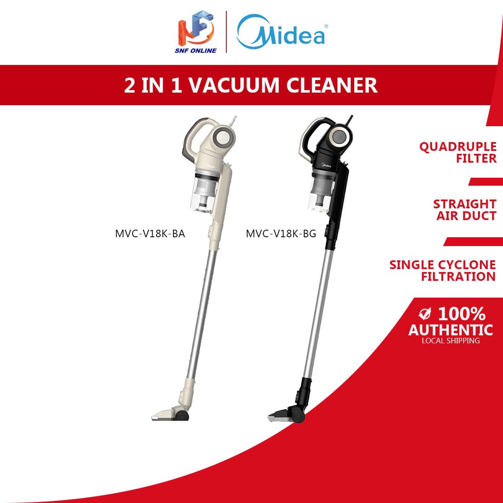 Midea Corded Vacuum Cleaner 2 In 1 Stick And Handheld MVC-16P MVC-16PBG MVC-16PBA