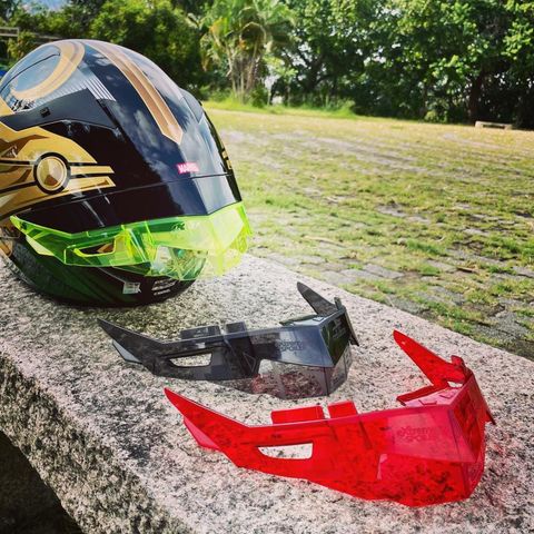 KYT TT-COURSE TTC Safety Helmet Double-Layer Press Tail Duck Pressure Rear Spoiler Aerodynamic Kit Extreme Made In Taiwan