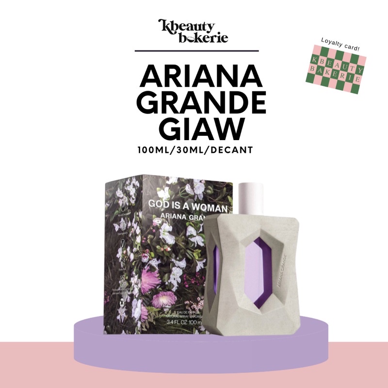 Readystock Ariana Grande God Is A Woman Eau De Parfum travel spray