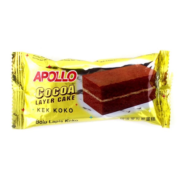 Apollo Cocoa Layer Cake 24*18g Makanan Kanak-Kanak sedap cake party ...