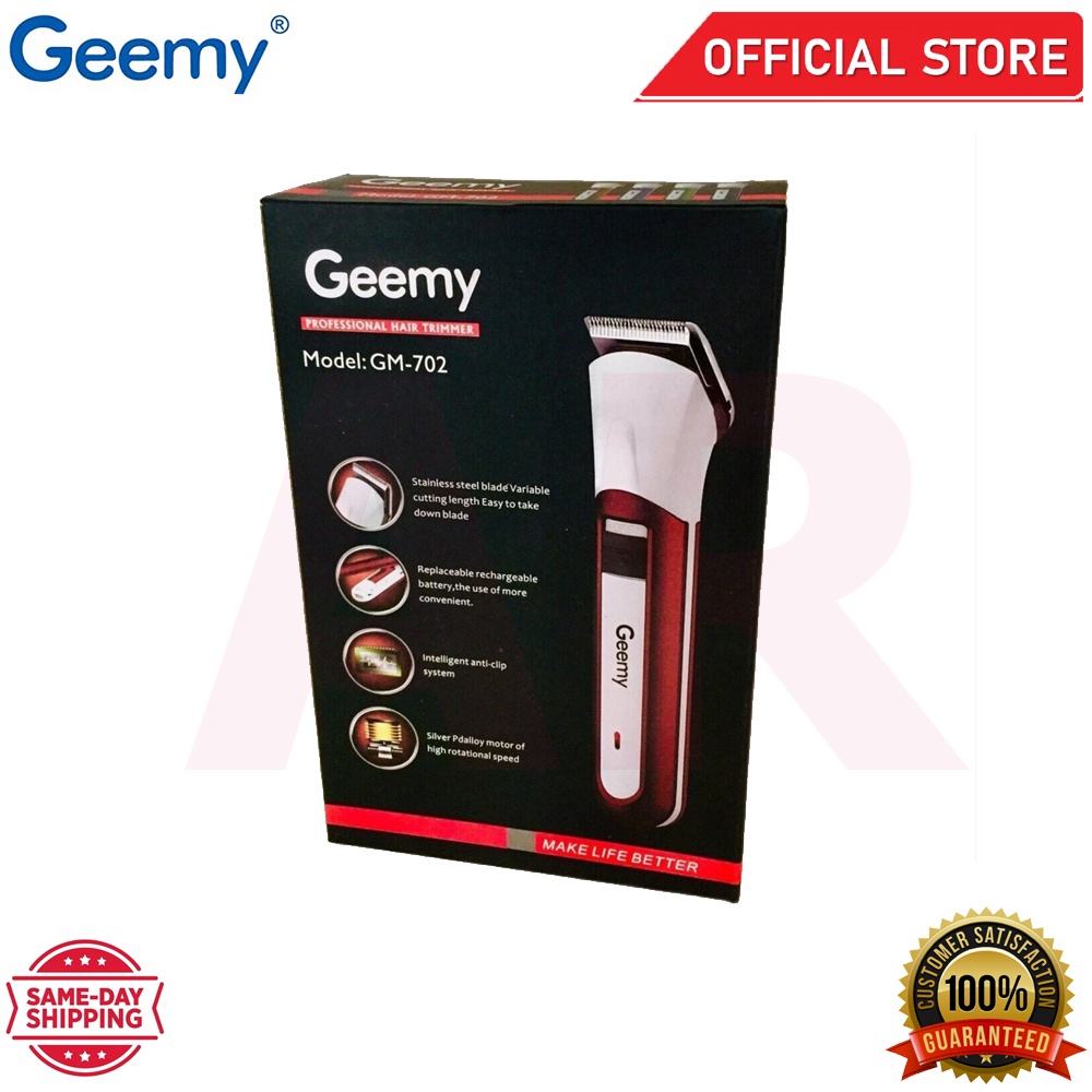 Geemy GM 702 Hair Clipper Rechargeable Hair Trimmer Men Beard Trimmer