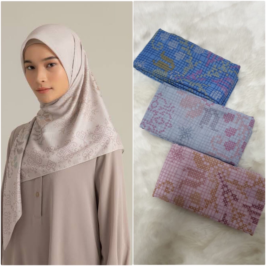 Premium Motif/Hijab Quadrangle Premium Lasercut Motif/Hijab Motif