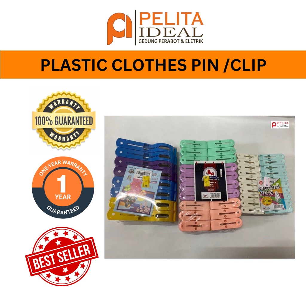 HOME PLASTIC CLOTHES PIN / CLOTHES CLIP / PENGEPIT BAJU Shopee Malaysia