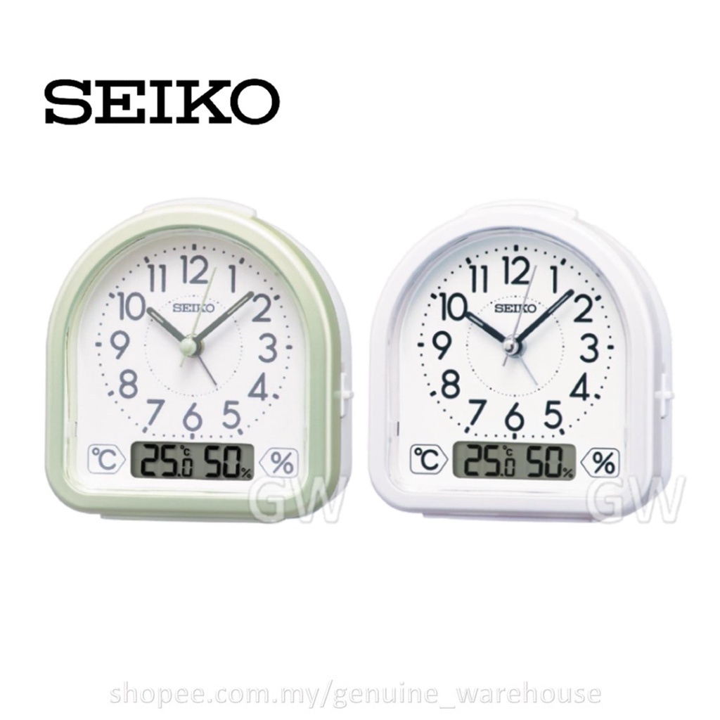 100 ORIGINAL SEIKO Quiet Sweep Beep Digital Analogue Alarm Clock