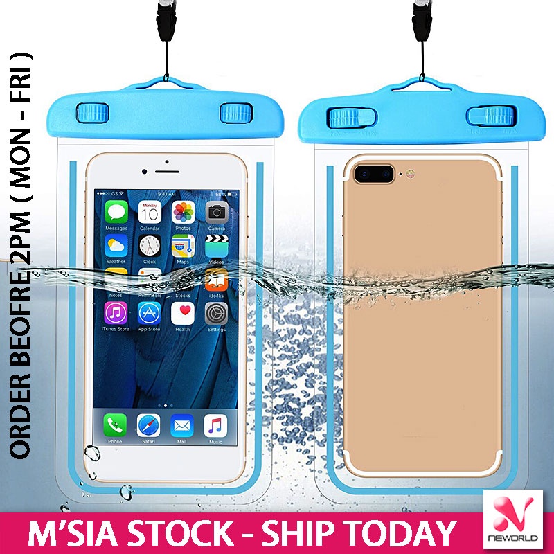 《 》Universal Waterproof Phone Pouch Bag Transparent PVC Case Outdoor Swimming Accessories Beg Kalis Air 手机防水袋