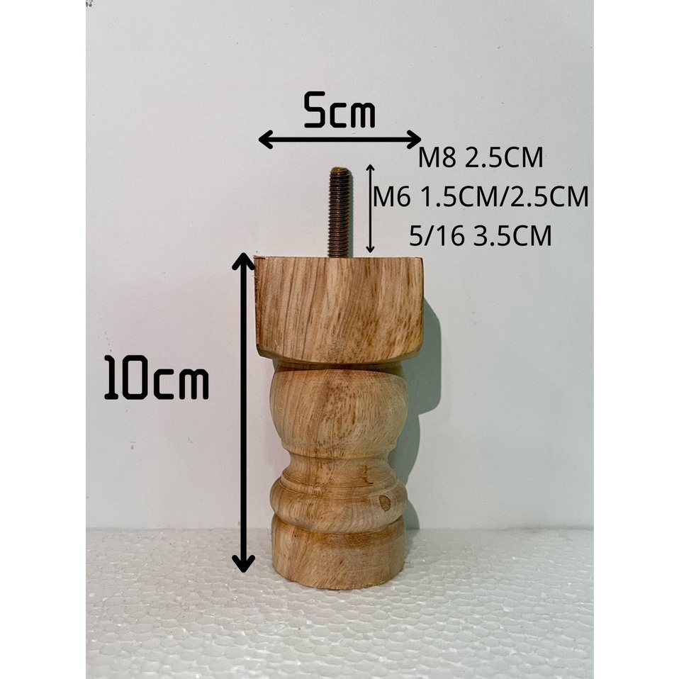 Choco sofa leg wood/kaki sofa kayu/simple model sofa leg/ikea Shopee