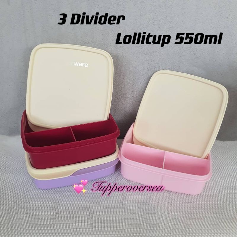 Tupperware Lollitup 550ml Purple Maroon Pink Shopee Malaysia