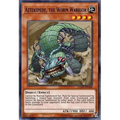 Aztekipede, the Worm Warrior | Yu-Gi-Oh! Trading Card Game | OS CL@$S A