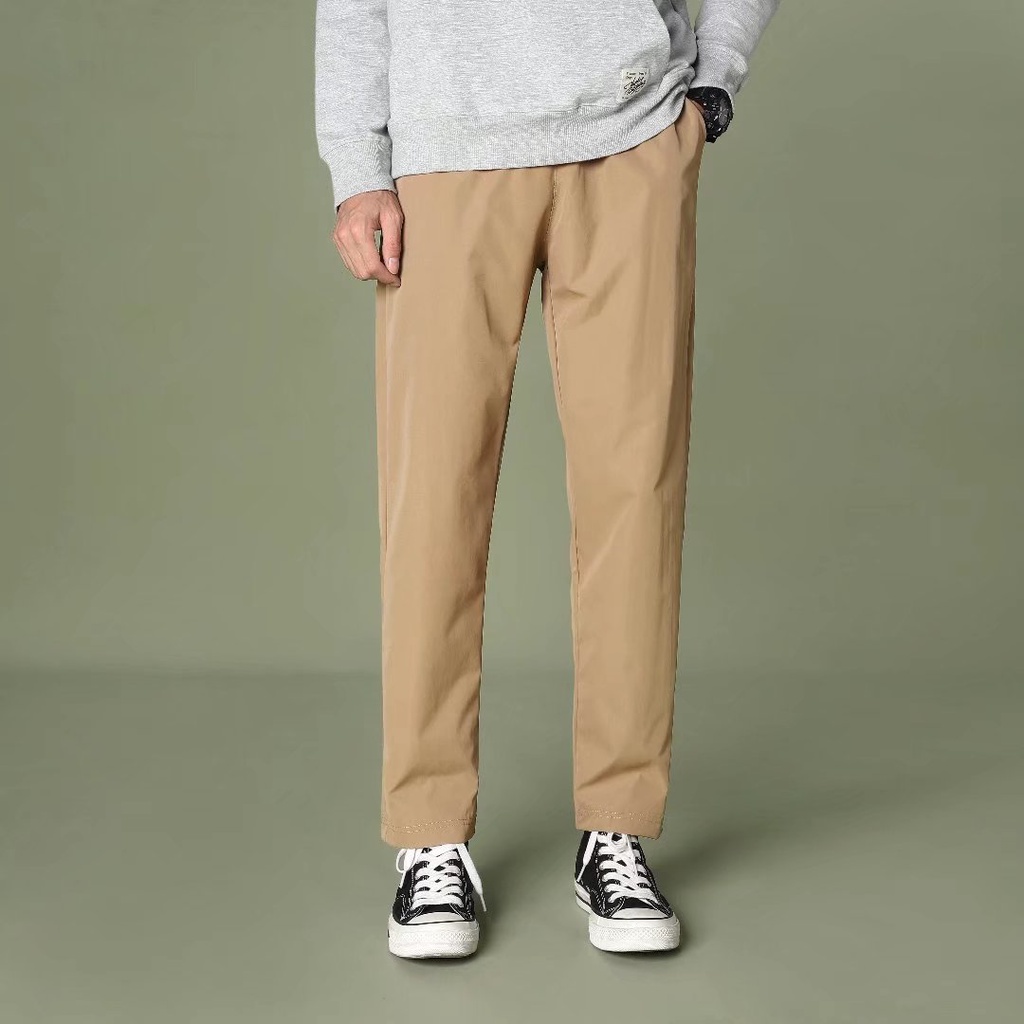 10 Color READY STOCK British Business Style Lightweight Thin Pants Slim Comfortable Seluar