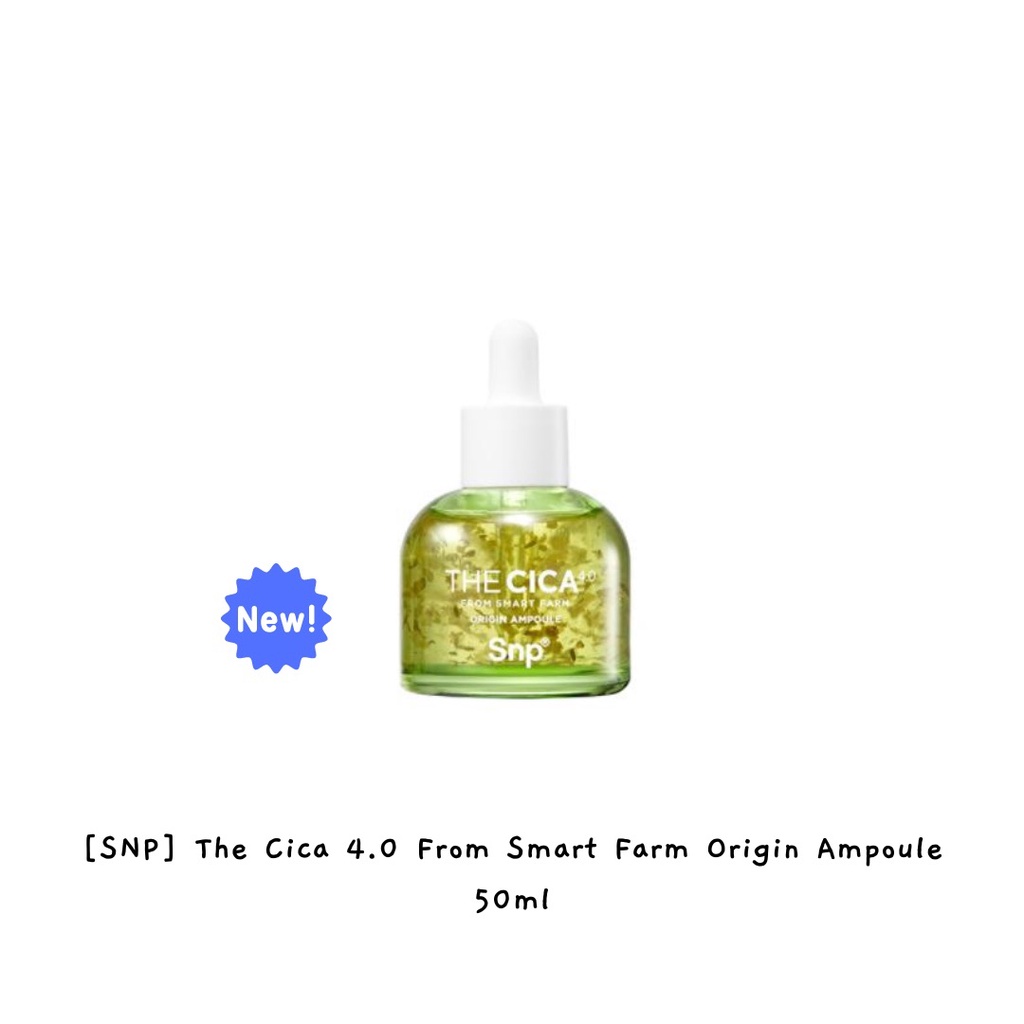 [SNP] The Cica 4.0 From Smart Farm Origin Ampoule 50ml / k-beauty