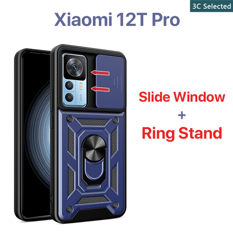 Casing Xiaomi 12T Pro 12 Lite 5G Hard Casing Slide Window Protect ...