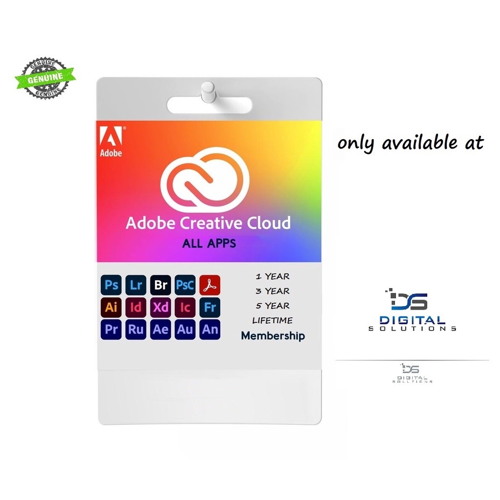 [GENUINE] Original Adobe Creative Cloud All Apps Plan Upgrade Include ...