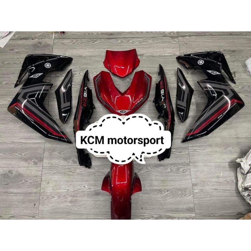 COVERSET Y16 HITAM MERAH | Shopee Malaysia