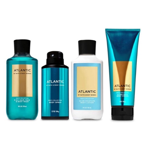 Bath & Body Works Men Atlantic 3-in-1 Hair, Face & Body Wash / Atlantic ...