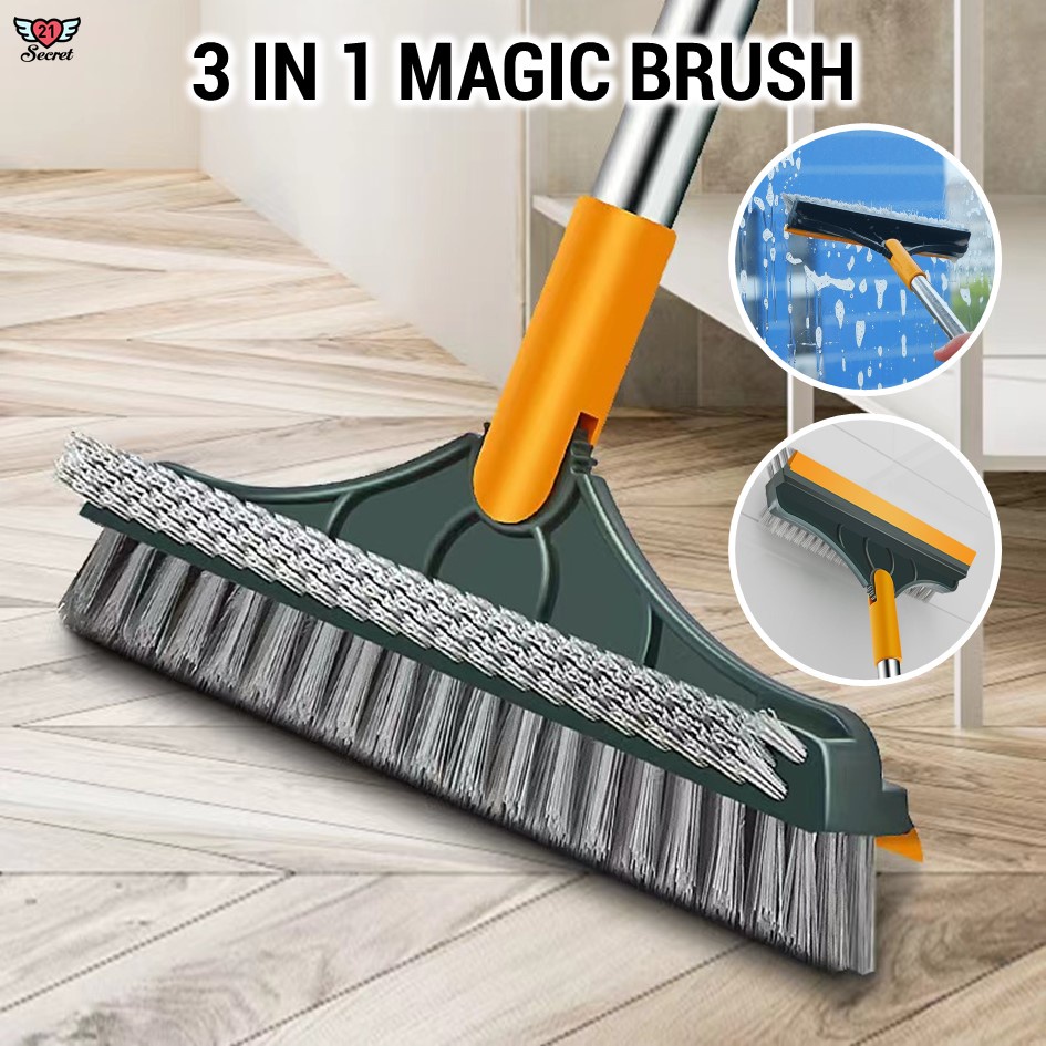 3 In 1 Brush Magic Brush Broom Toilet Brush Floor Brush Pemberus Tandas Pemberus Lantai Pengosok