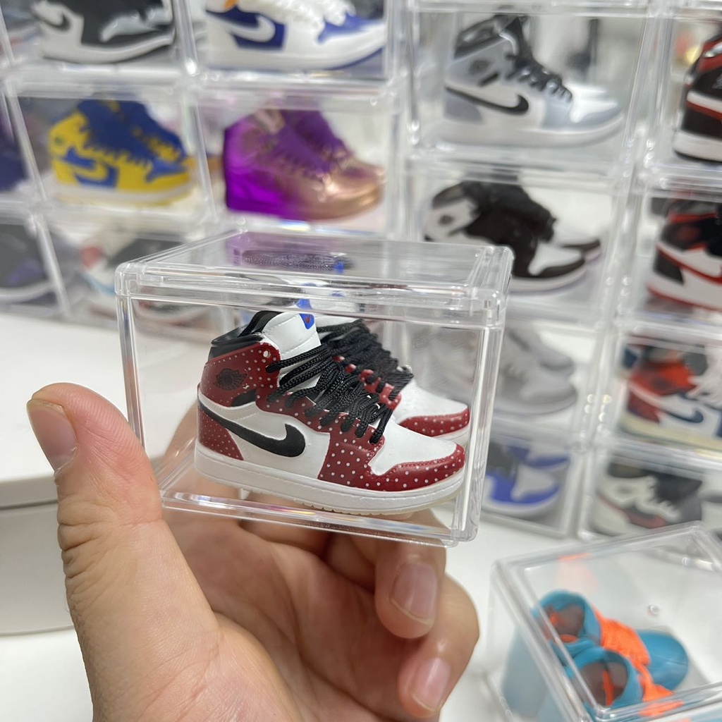 Mini Shoes aj1 Sports Merchandise Basketball Shoes Ornaments 3D Model Mini Shoes Toy Gift Boys Model Shoes Figure